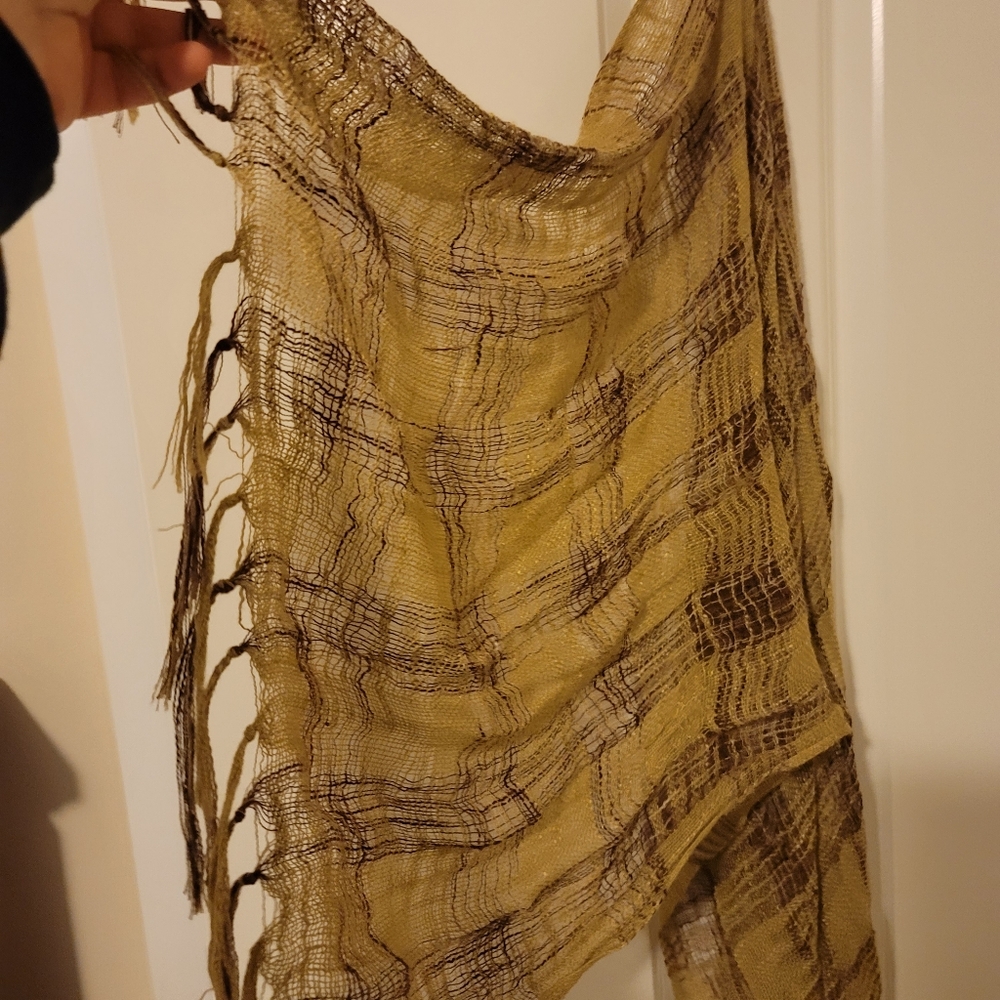 Brown and Wine Scarf